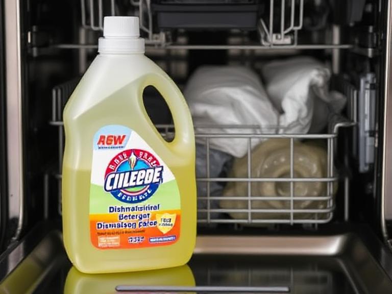 7 Steps of liquid dishwasher detergent how to use