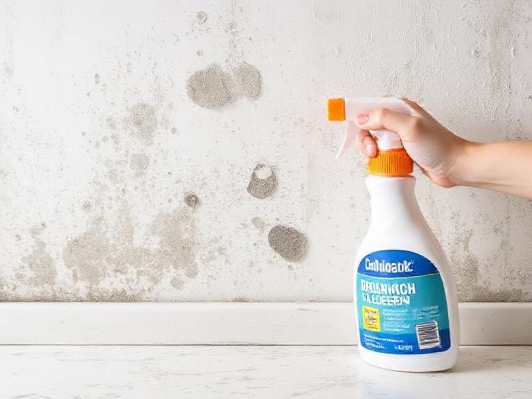 Removing Mold and Mildew Bleach Spray Cleaner Uses